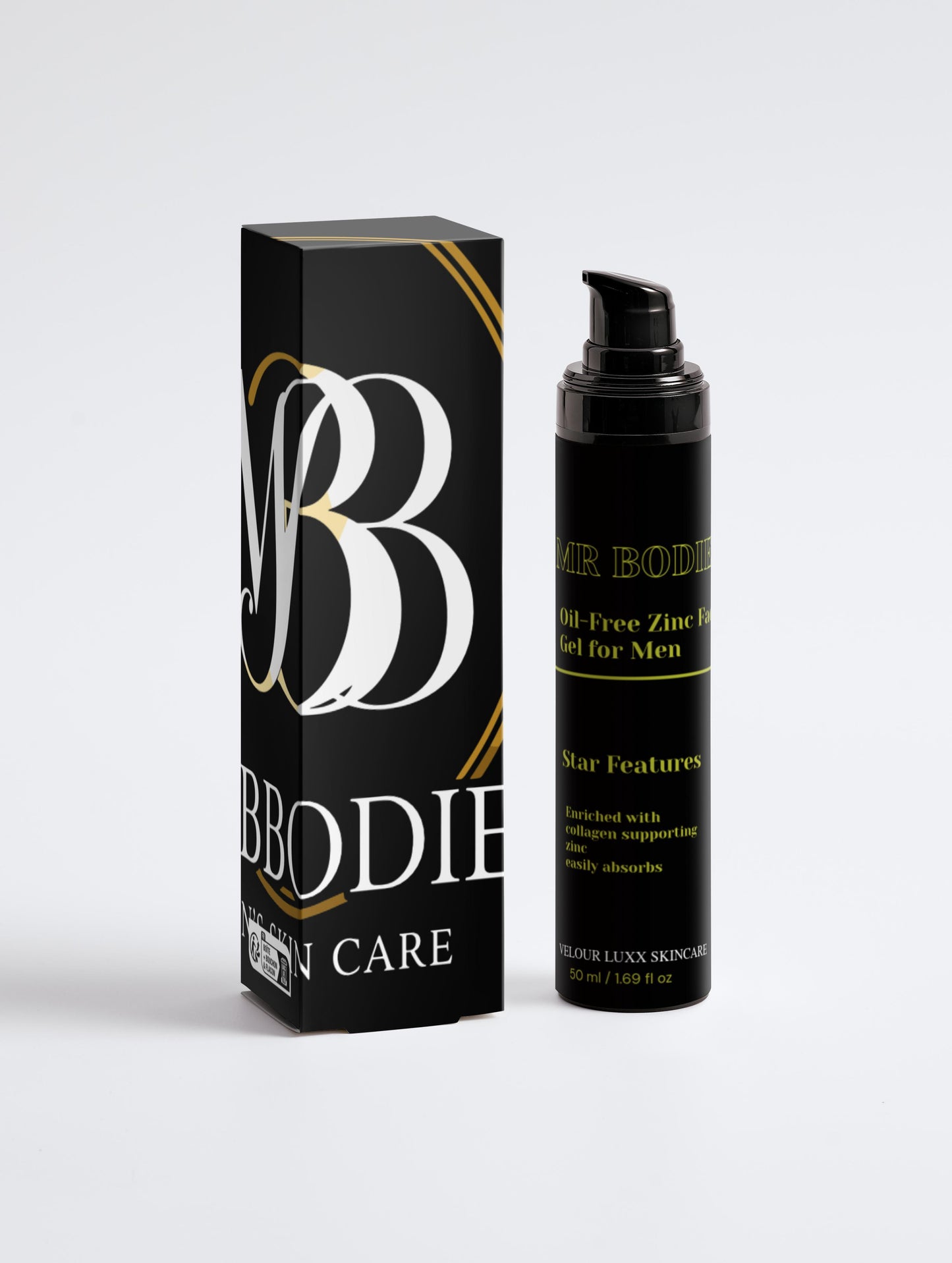 Oil-Free Zinc Face Gel for Men
