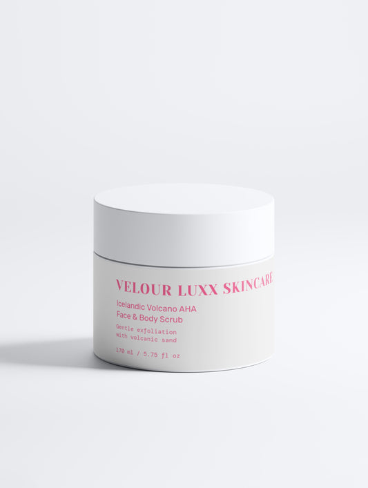 Icelandic Volcano AHA Face & Body Scrub