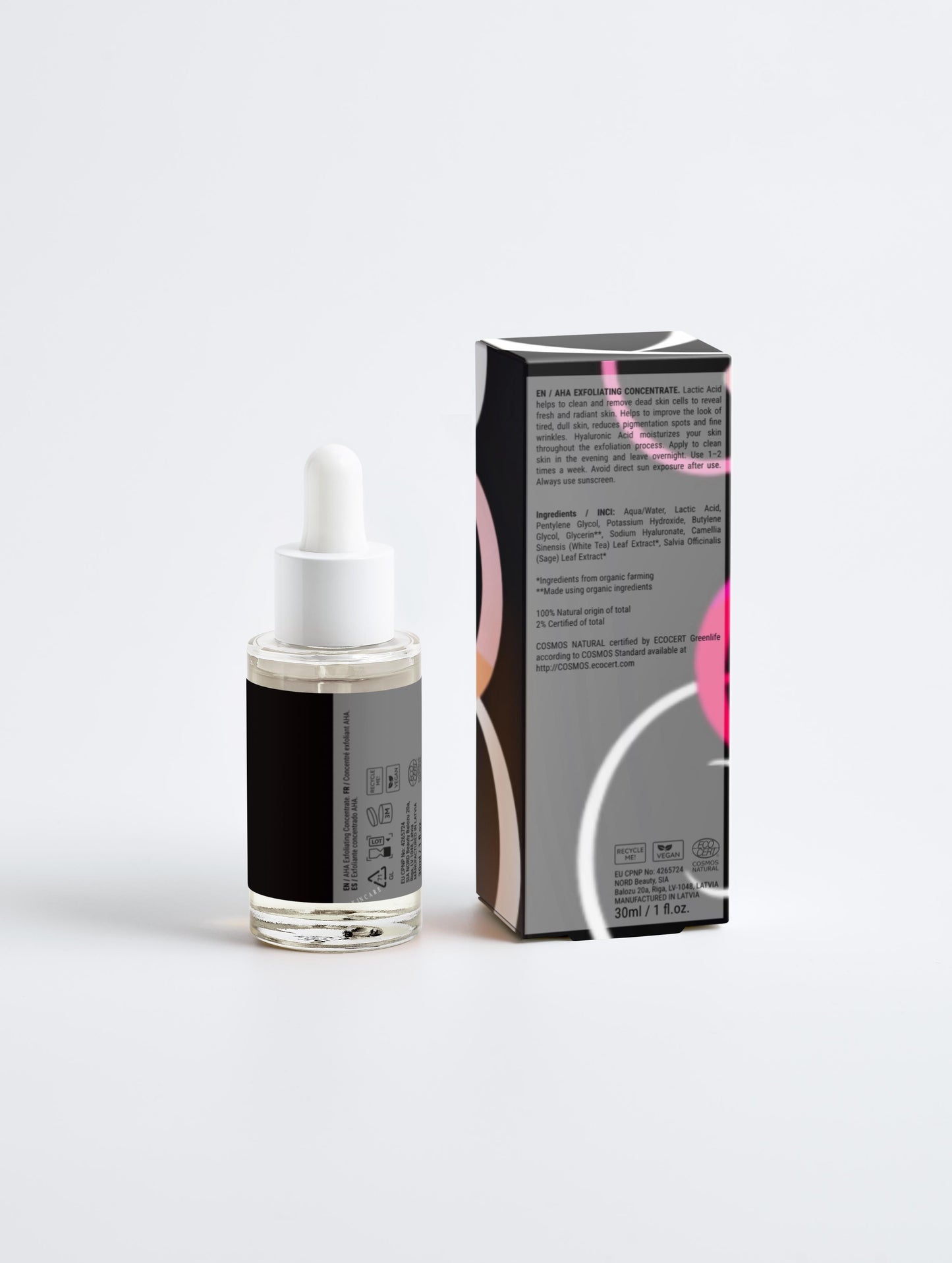 AHA Peeling Concentrate works good alone (combined this product with products in description)